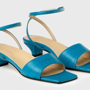 Bright Blue Sandal, new in box